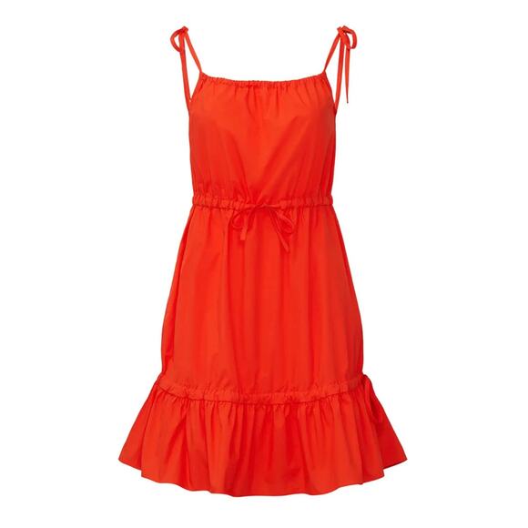 Chinti and Parker Red Tie Waist Dress 4 - Picture 5 of 9